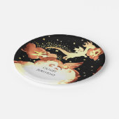 シンプルエンチャントドラゴン誕生日 ペーパープレート (アングル)