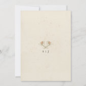 シンプルエーデルワイスフローラ結婚式招待状 招待状 (裏面)