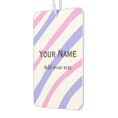 シンプルオミニマルレストライプンジの水色の名前 カーエアーフレッシュナー (左)