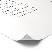 シンプルオレンジボ結婚ホ植物図 ポスター (角)