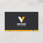 シンプルオレンジ 名刺 (正面)