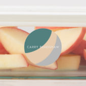 シンプルオーガニックシェイプズシャーベットパステルラベル ラベル (貼付)