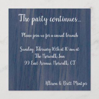 シンプルオーシャンコレクションのParty Card 招待状