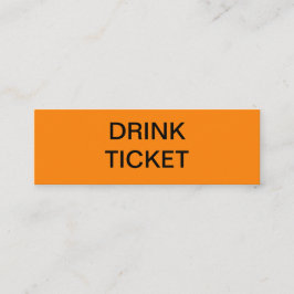 シンプルオータムオレンジニュー結婚リューチケット スキニー名刺