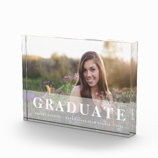 シンプルオーバーレイ卒業記念 フォトブロック (右)