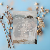 シンプルオーバーレイ結婚写真 招待状