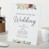 シンプルオーバーレイ結婚式招待状 台座サイン (インサイチュ)