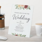 シンプルオーバーレイ結婚式招待状 台座サイン (インサイチュ)