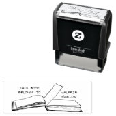 シンプルカジュアル手書カスタム図書室 セルフインキングスタンプ (インサイチュ)