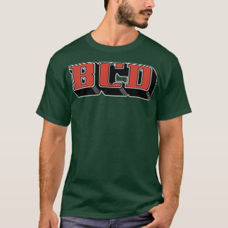 シンプルカジュアルBcdデザイン Tシャツ