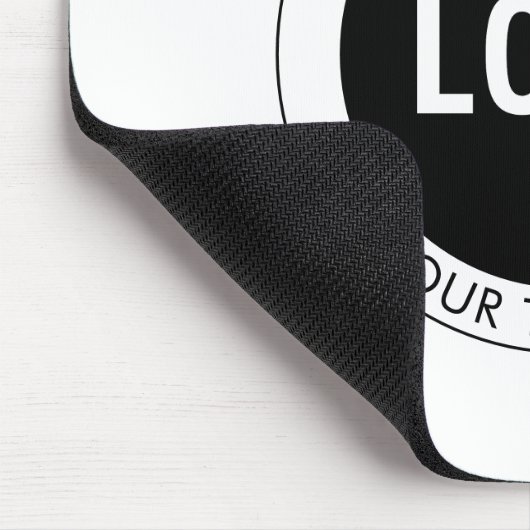 シンプルカスタマイズ可能な文字とロゴまたはイメージ マウスパッド (コーナー)