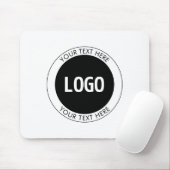シンプルカスタマイズ可能な文字とロゴまたはイメージ マウスパッド (マウス)