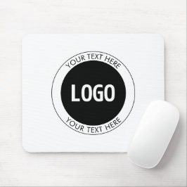 シンプルカスタマイズ可能な文字とロゴまたはイメージ マウスパッド