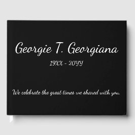 シンプルカスタマイズ&メモリアルゲストブック ゲストブック