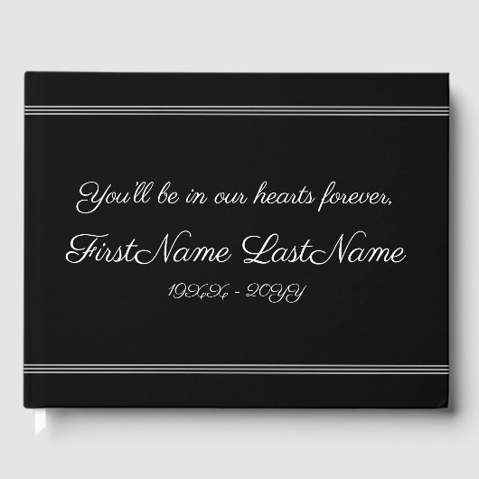 シンプルカスタマイズWake Serviceゲストブック ゲストブック (正面)