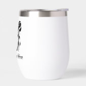 シンプルカスタムのパーソナライズしたロゴのウォーターボトル (左面)