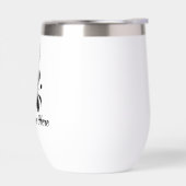 シンプルカスタムのパーソナライズしたロゴのウォーターボトル (左面)