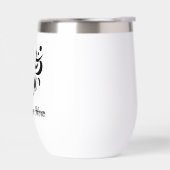 シンプルカスタムのパーソナライズしたロゴのウォーターボトル (左面)