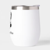 シンプルカスタムのパーソナライズしたロゴのウォーターボトル (左面)