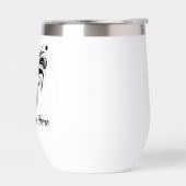 シンプルカスタムのパーソナライズしたロゴのウォーターボトル (左面)