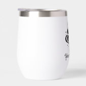 シンプルカスタムのパーソナライズしたロゴのウォーターボトル (右面)