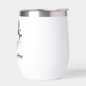 シンプルカスタムのパーソナライズしたロゴのウォーターボトル (左面)