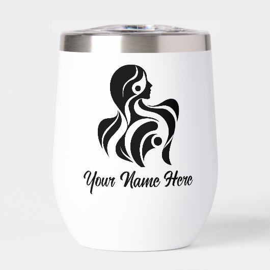 シンプルカスタムのパーソナライズしたロゴのウォーターボトル (正面)