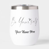 シンプルカスタムのパーソナライズしたロゴのウォーターボトル (正面)