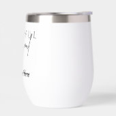 シンプルカスタムのパーソナライズしたロゴのウォーターボトル (左面)