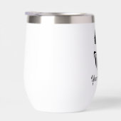 シンプルカスタムのパーソナライズしたロゴのウォーターボトル (右面)