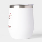 シンプルカスタムのパーソナライズしたロゴのウォーターボトル (左面)