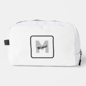 シンプルカスタムイニシャル名ボタン ドップキット (正面)