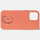 シンプルカスタムイニシャル Case-Mate iPhoneケース (裏面 (横))