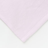 シンプルカスタムエレガントフローラリース フリースブランケット (角)