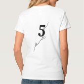 シンプルカスタムエレガントロゴはこちら          会社T Tシャツ (裏面)