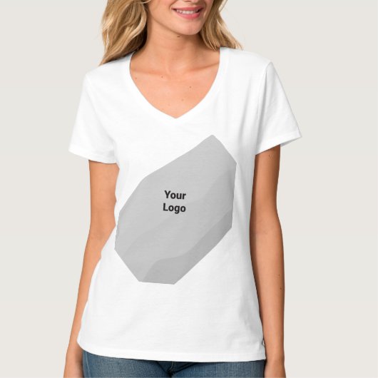 シンプルカスタムエレガントロゴはこちら          会社T Tシャツ (正面)