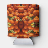 シンプルカスタムオレンジのフルーツミニマル追加名th 缶クーラー (裏面)