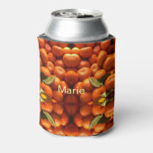 シンプルカスタムオレンジのフルーツミニマル追加名th 缶クーラー (缶裏面)