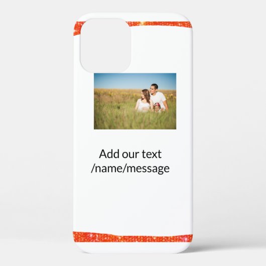 シンプルカスタムカラフルを追加するフォトシャワーカーテン Case-Mate iPhoneケース (裏面)