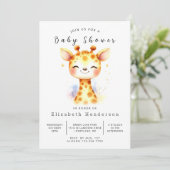 シンプルカスタムキリン 招待状 (スタンド正面)