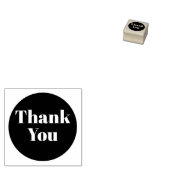 シンプルカスタムサンキューゴムスタンプ ラバースタンプ (押印)