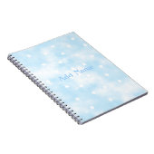 シンプルカスタムスターズスカイウォーター色 ノートブック (右側)