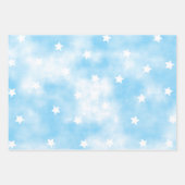 シンプルカスタムスターズスカイウォーター色 ラッピングペーパーシート (正面2)