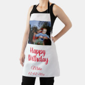 シンプルカスタムハッピーバースデー エプロン (インサイチュ)