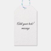 シンプルカスタムハッピーバースデー ギフトタグ (裏面)