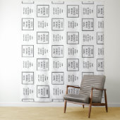 シンプルカスタムビジネス ロゴ タグライン バックドロップ タペストリー (インサイチュ)