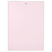 シンプルカスタムベビーパーソナライズされたピンク クリップボード (裏面)