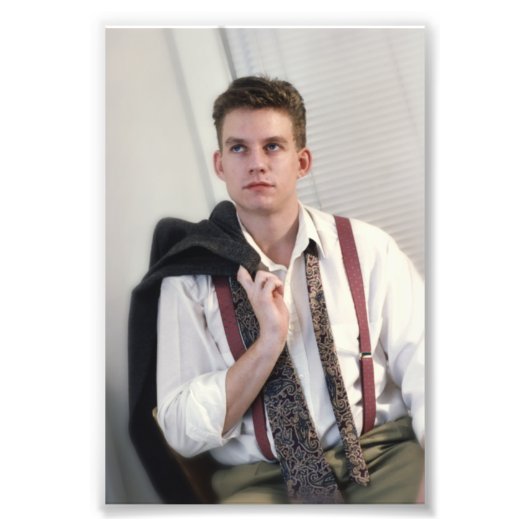 シンプルカスタムポートレート写真の拡大 フォトプリント            (正面)