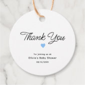 シンプルカスタムミニマルメッセージカード フェイバータグ (正面)