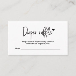 シンプルカスタムミニマルラフチケット エンクロージャーカード